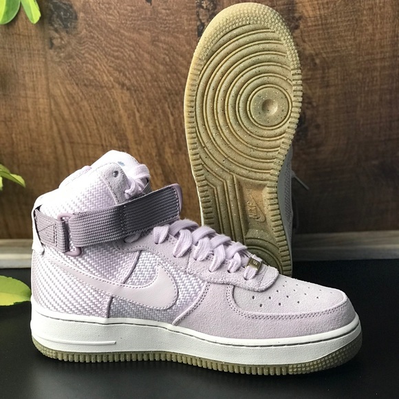 NWT Nike Air Force 1 Hi PRM Bleached Lilac WMNS - Picture 5 of 8